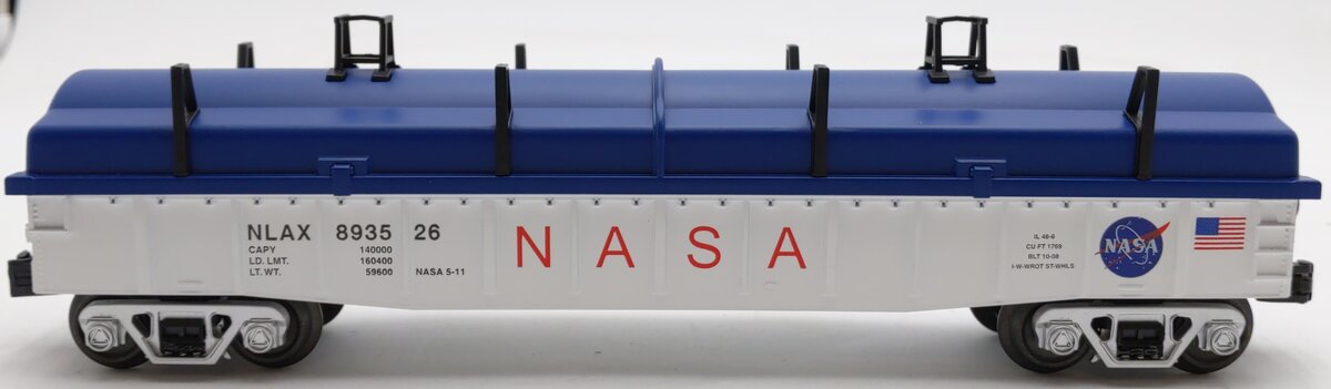 MTH 30-72233 O Gauge NASA Gondola Car w/ Cover LN/Box