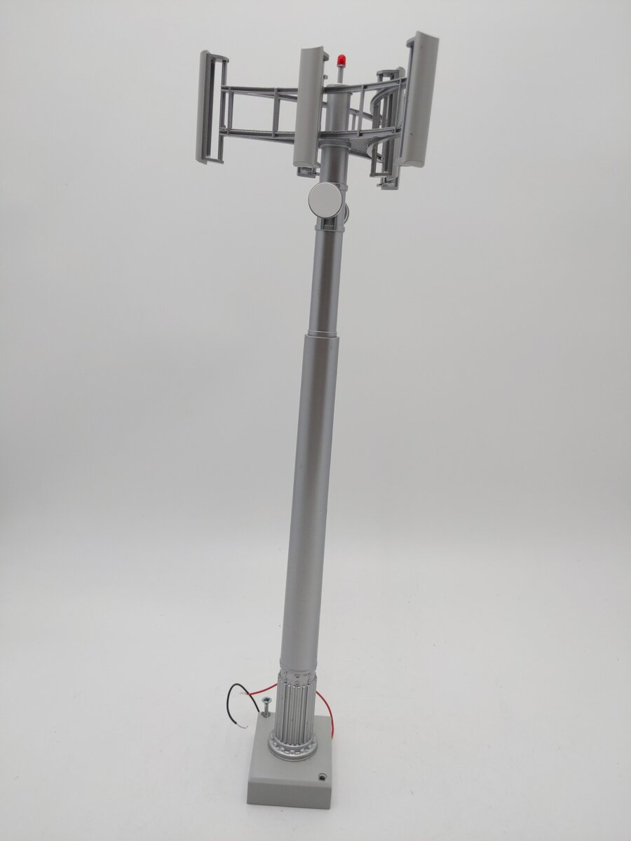 Lionel 6-37903 O 16" Cell Phone Tower with Flashing Red Warning Light VG