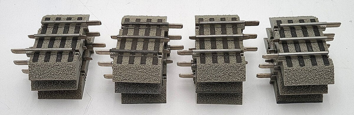 Lionel 6-12026 O Scale FasTrack 1-3/4 Inch Straight Track [12] EX