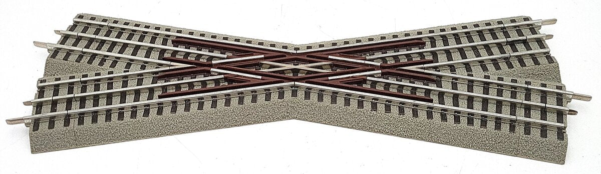 Lionel 6-12050 O Gauge FasTrack 22.5 Degree Crossover EX