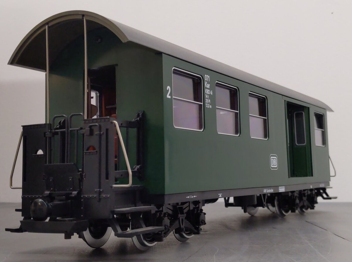 LGB 30710 DB Passenger Car/Baggage Car - Metal Wheels