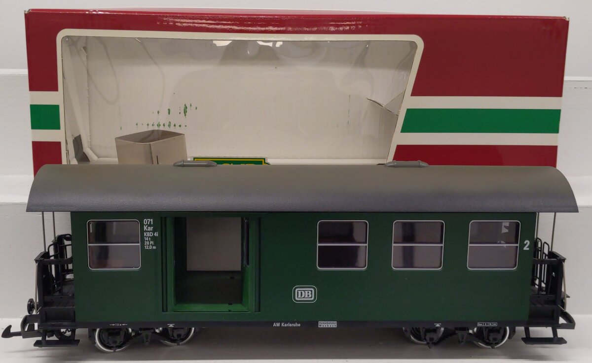 LGB 30710 DB Passenger Car/Baggage Car - Metal Wheels