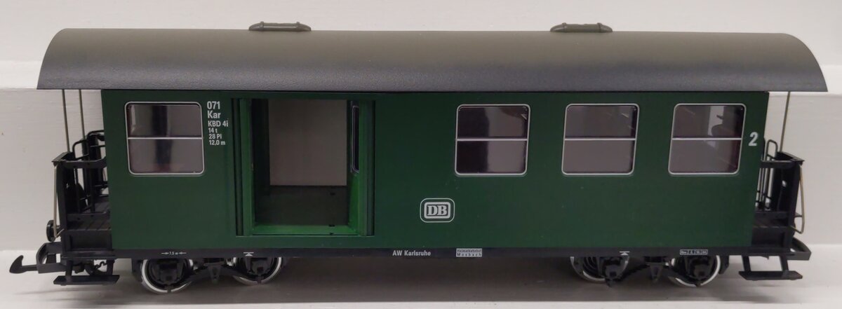 LGB 30710 DB Passenger Car/Baggage Car - Metal Wheels
