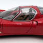 AutoArt 70191 1:18 Scale 1967 Alfa Romeo 33 Stradale Prototype in Red EX