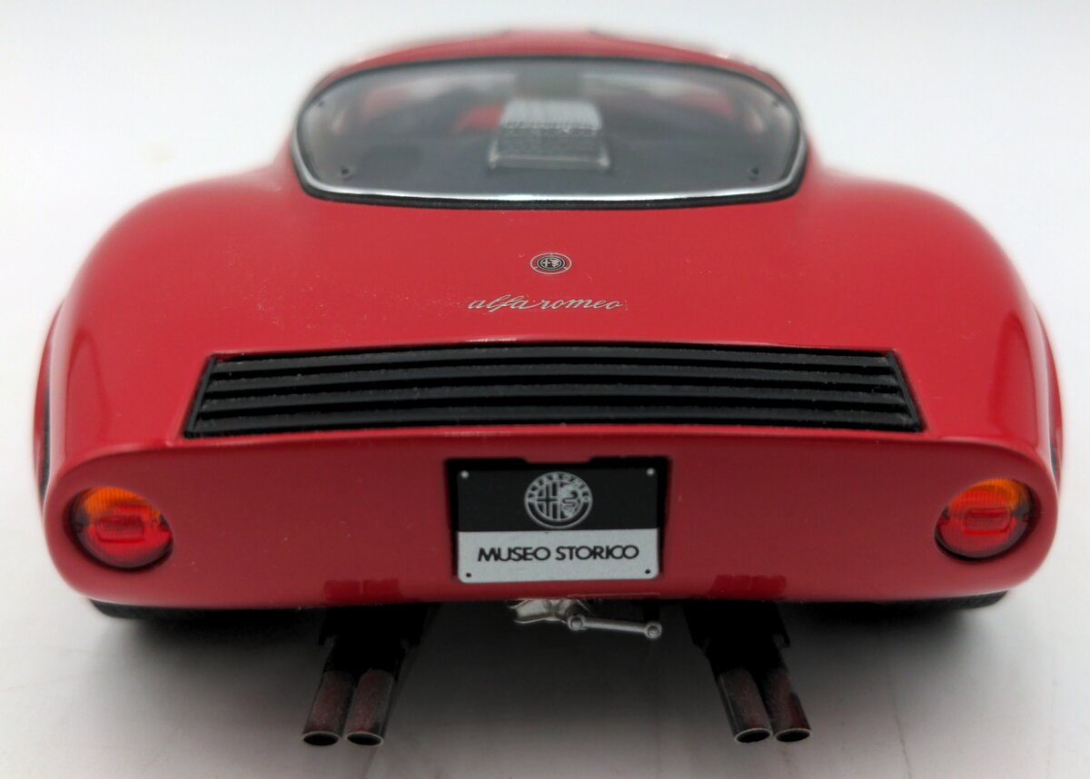 AutoArt 70191 1:18 Scale 1967 Alfa Romeo 33 Stradale Prototype in Red EX