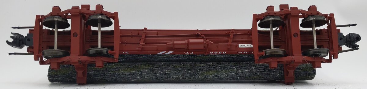 AMS 32-163 G Scale Westside Short Logging Car #31 VG