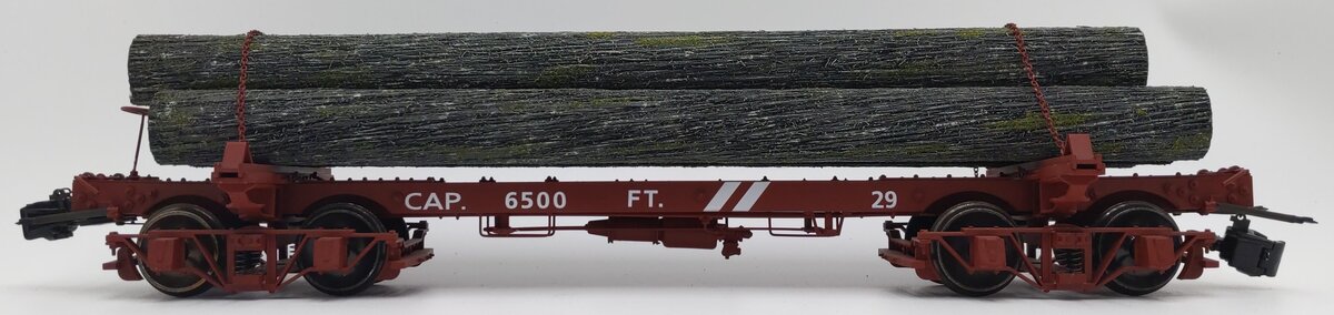 AMS 32-162 G Scale Westside Short Logging Car #29 VG