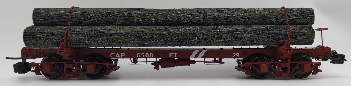 AMS 32-162 G Scale Westside Short Logging Car #29 VG