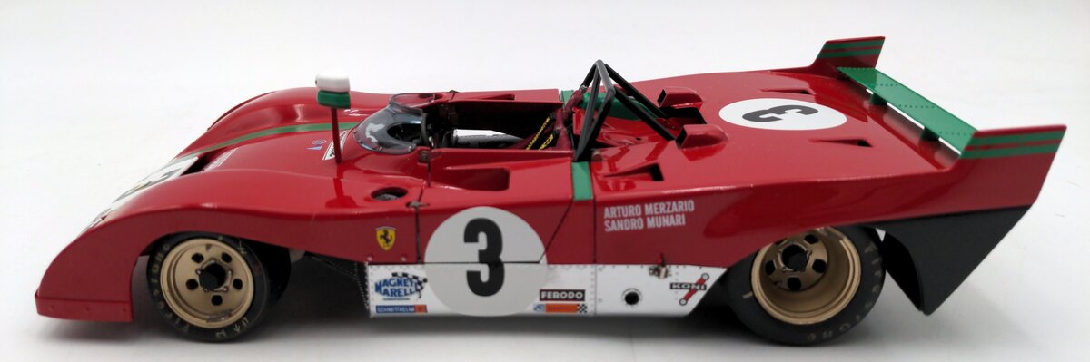 GMP 1:18 Scale Ferrari 312P #3 Red EX