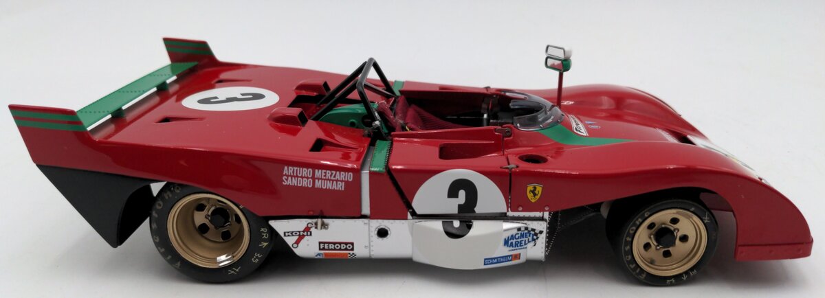 GMP 1:18 Scale Ferrari 312P #3 Red EX