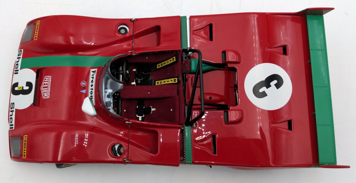 GMP 1:18 Scale Ferrari 312P #3 Red EX