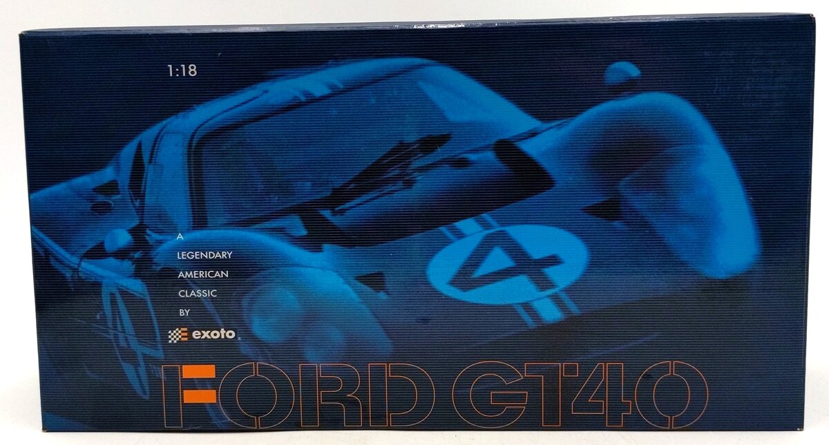 Exoto 1169 1:18 Scale Ford GT40 Mark IV Gurney Foyt Le Mans Diecast Model LN/Box