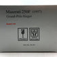 CMC M-051 1:18 Scale  Maserati 250F 1957 Grand Prix Sieger Diecast Model LN/Box