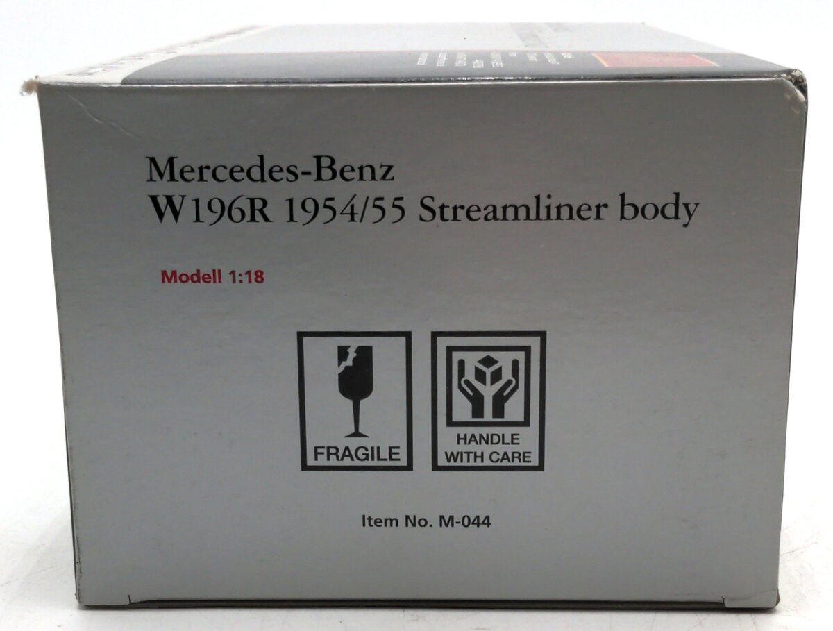 CMC M-044 1:18 Scale Mercedes-Benz W196R 54-55 Streamliner Body Diecast Model EX/Box