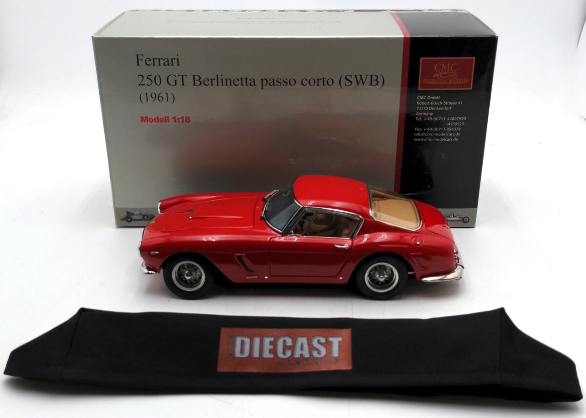 CMC M-046 1:18 Scale 1961 Ferrari 250 GT Berlinetta Passo Corto (SWB) Diecast LN/Box