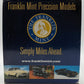 Franklin Mint 1:24 Scale Diecast 1929 Rolls Royce Phantom 1 Cabriolet De Ville NIB