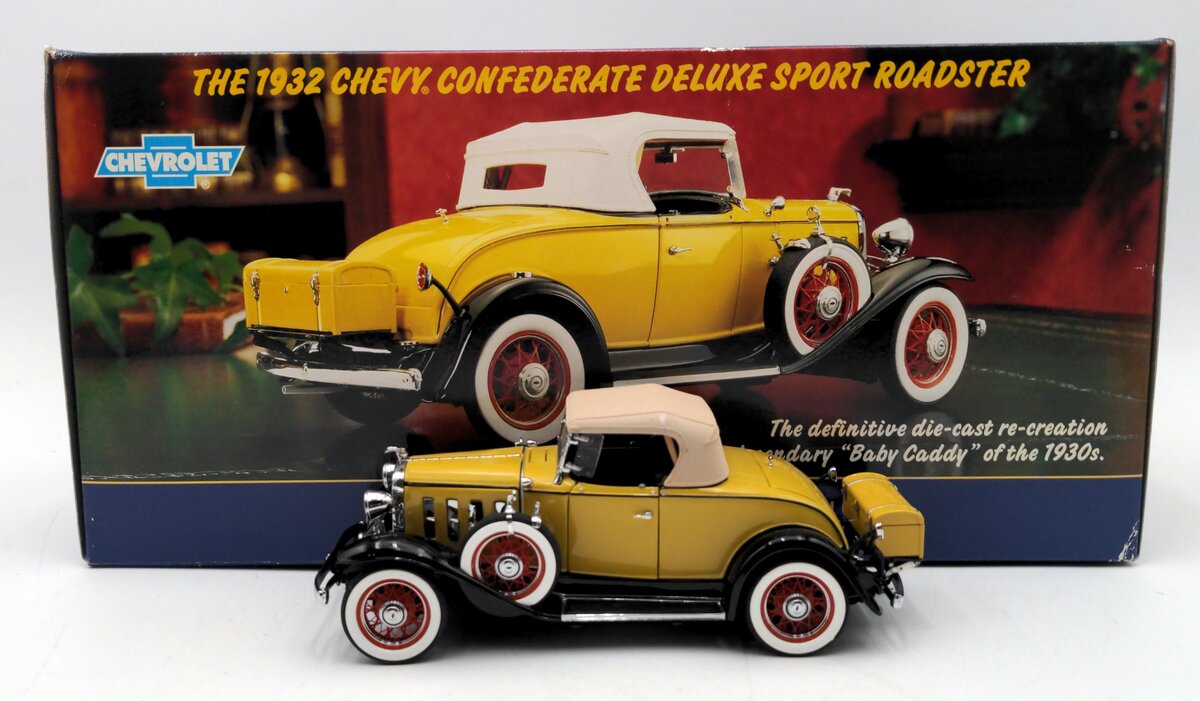 Franklin Mint 1932 1:24 Scale Diecast Chevy Confederate Roadster VG/Box