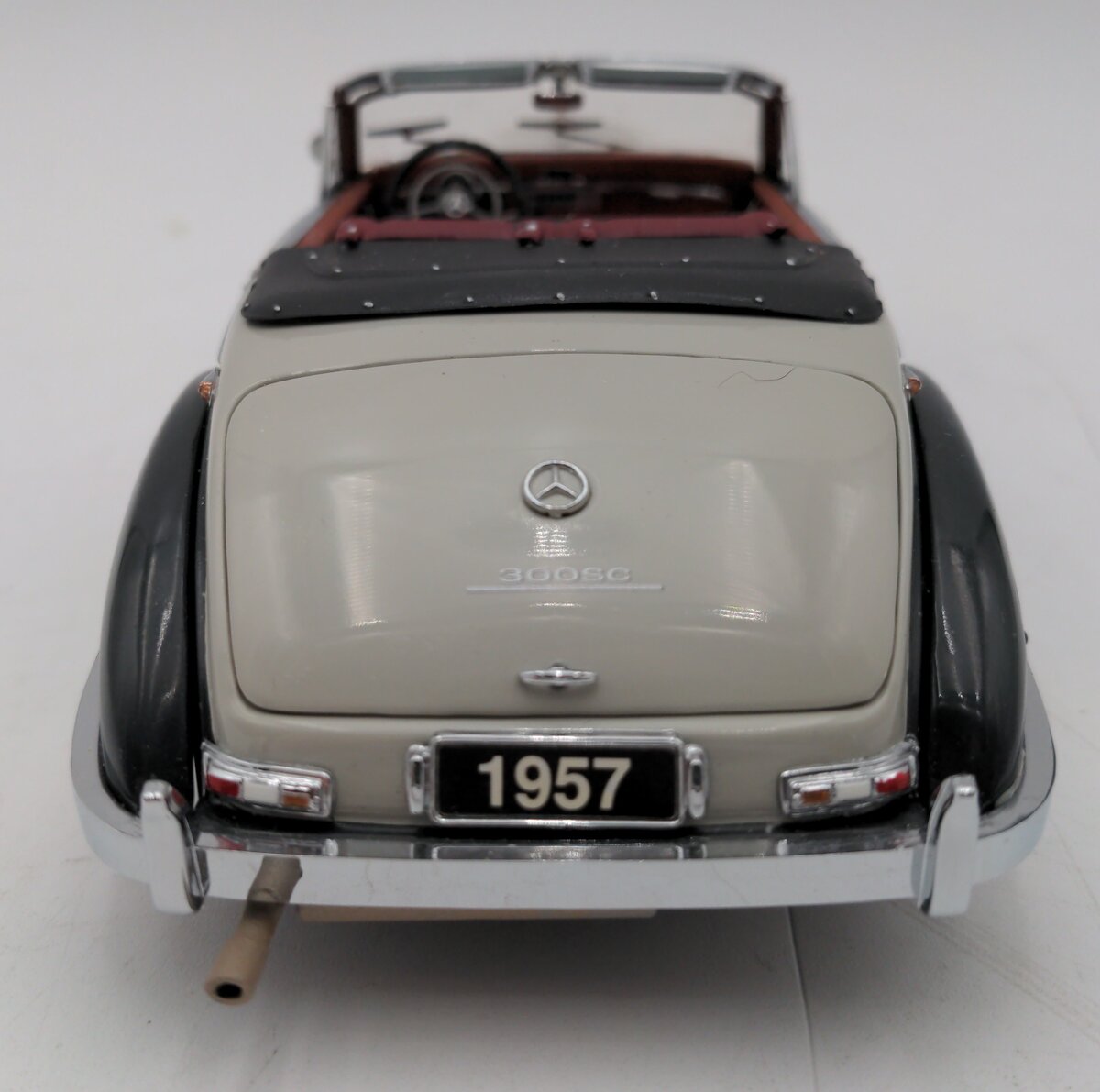 Franklin Mint 1957 1:24 Scale Diecast Mercedes Benz 300SC Convertible EX