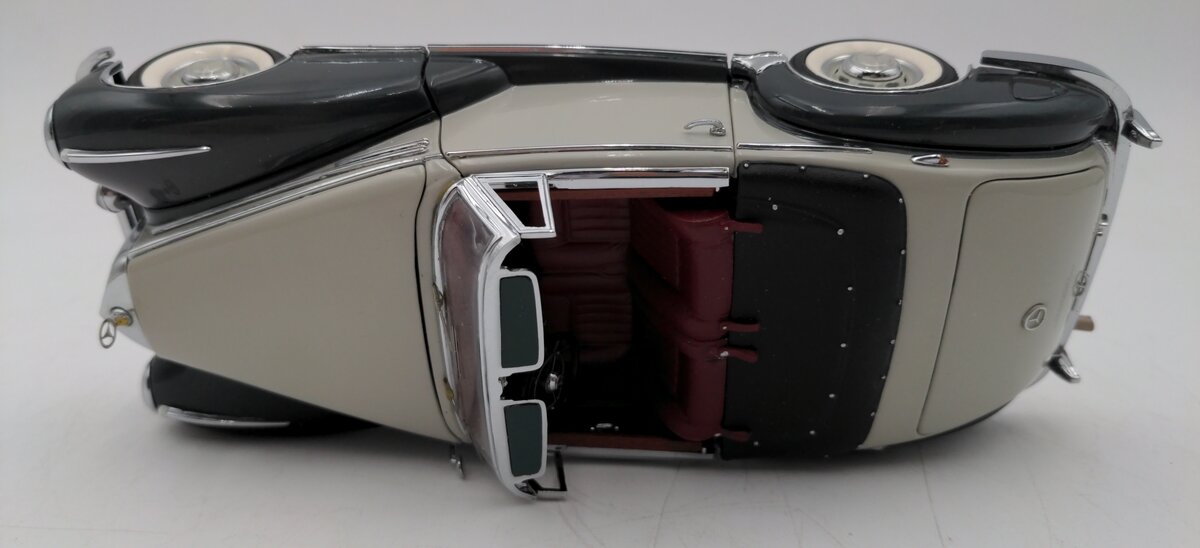 Franklin Mint 1957 1:24 Scale Diecast Mercedes Benz 300SC Convertible EX