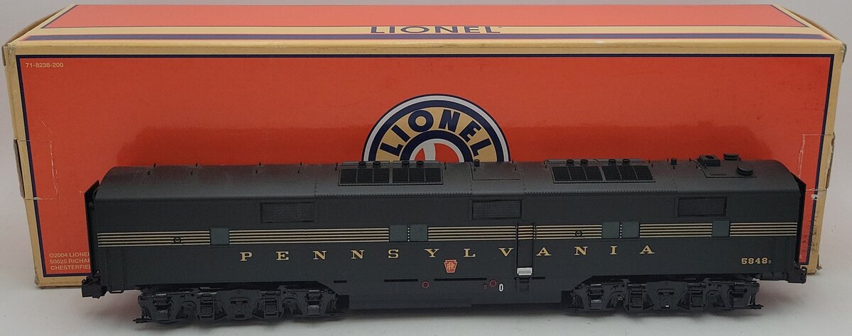 Lionel 6-34510 O Gauge PRR LEGACY Powered E7 B-Unit Diesel Locomotive #5848 EX/Box