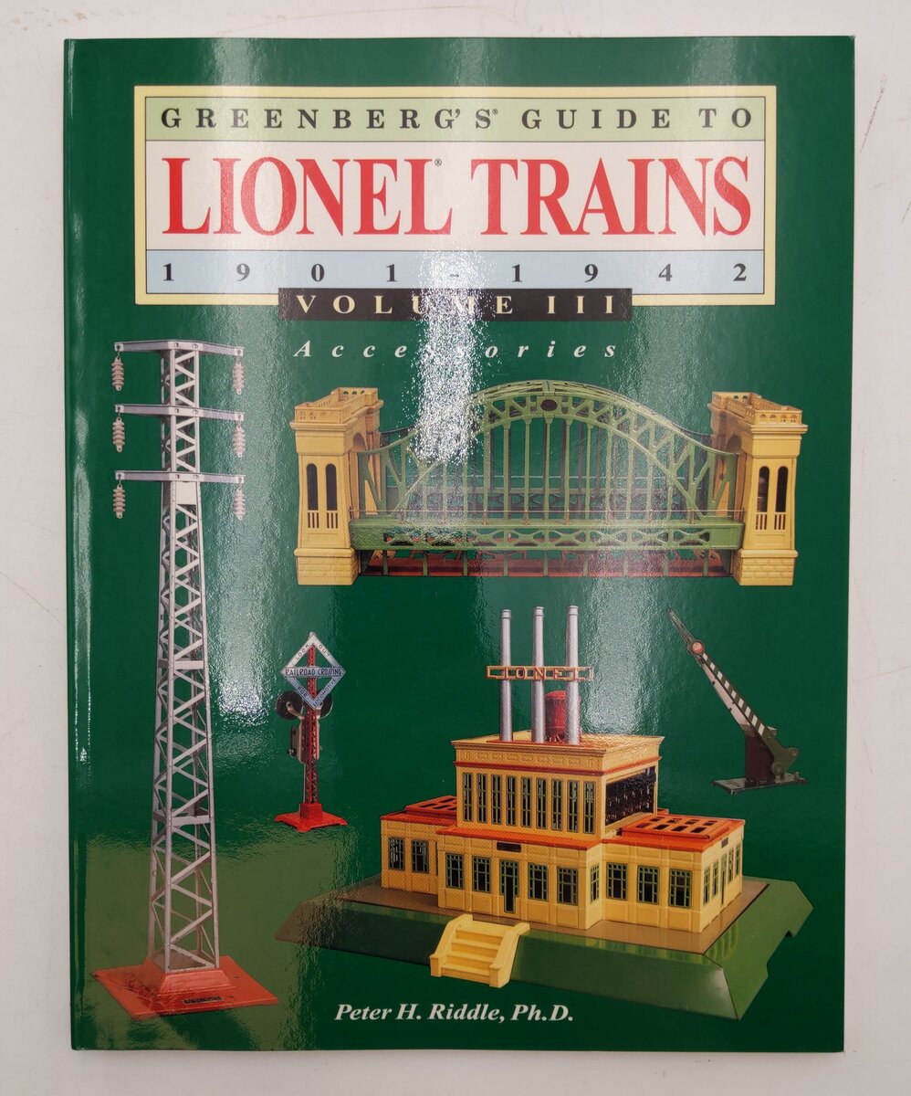 Greenberg's Guide To Lionel Trains 1901-1942 Vol.3 Paperback Peter H Riddle Ph.D EX