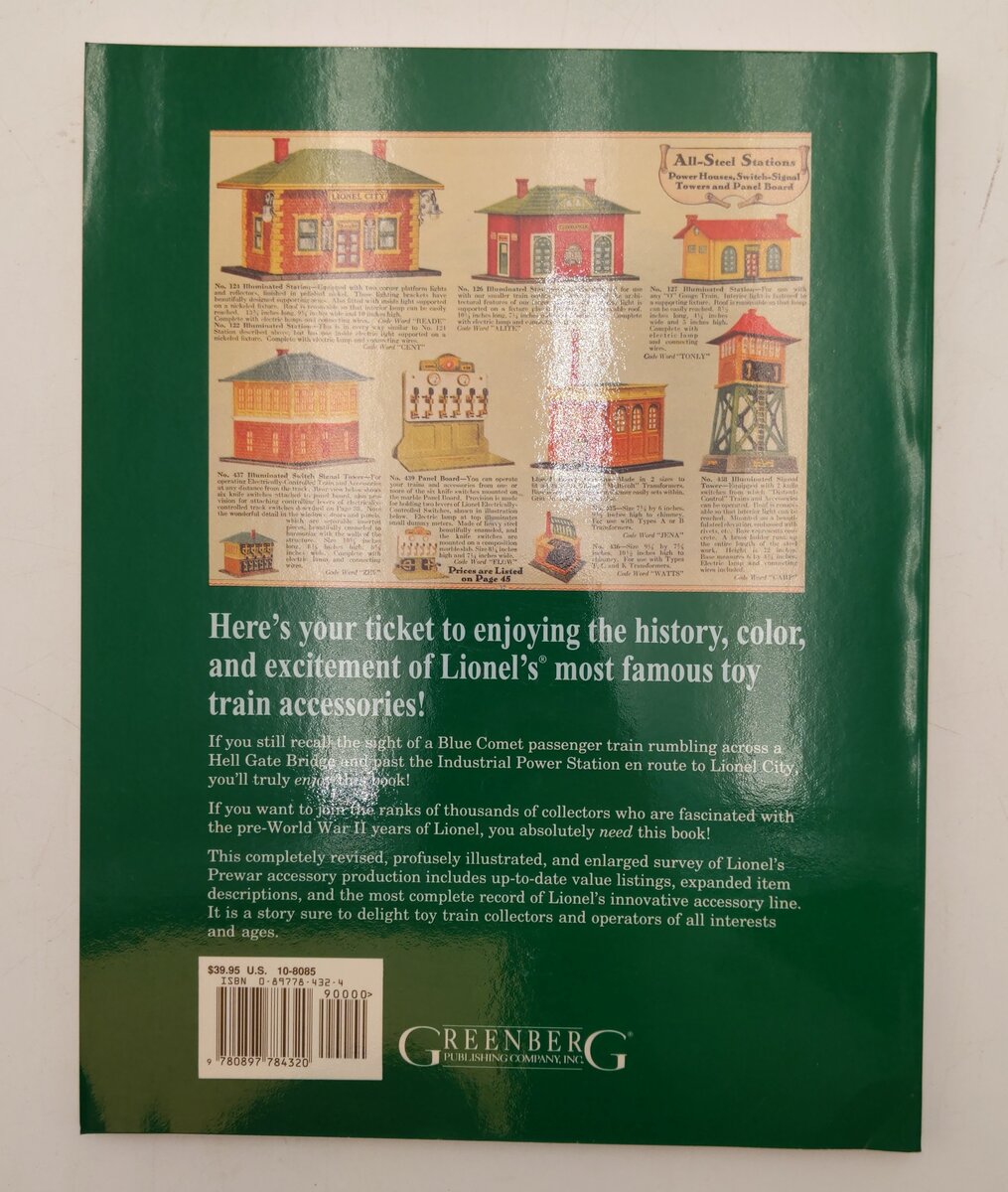 Greenberg's Guide To Lionel Trains 1901-1942 Vol.3 Paperback Peter H Riddle Ph.D EX