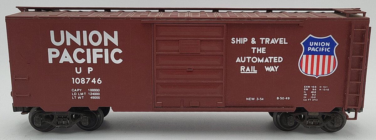 Weaver 108746 O Scale UP Boxcar [3 Rail] EX
