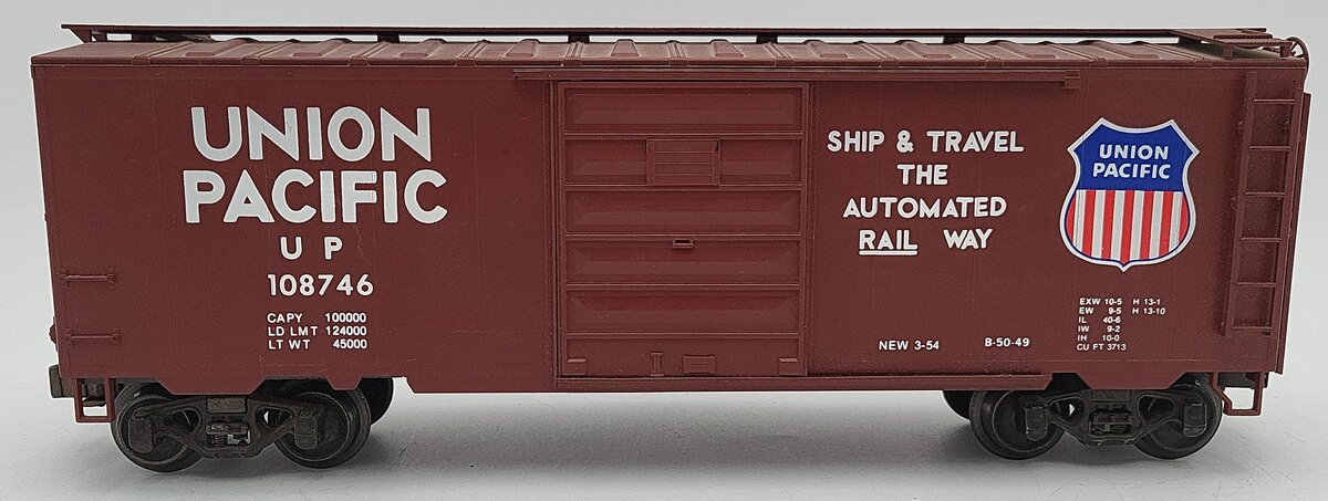 Weaver 108746 O Scale UP Boxcar [3 Rail] EX