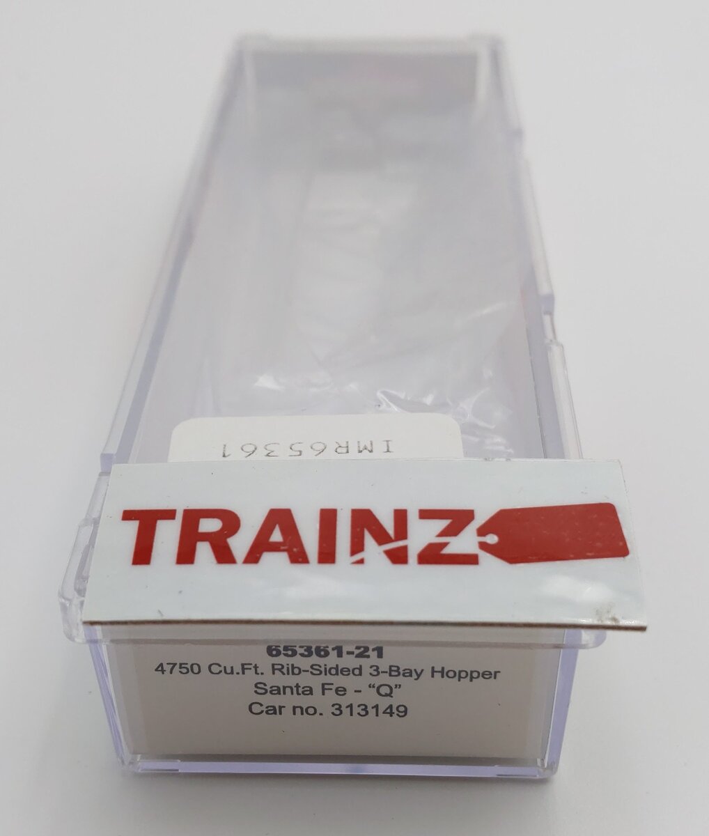 InterMountain 65361-21 N Scale Santa Fe Rib-Sided 3 Bay Hopper #313149 LN/Box