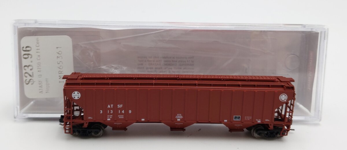 InterMountain 65361-21 N Scale Santa Fe Rib-Sided 3 Bay Hopper #313149 LN/Box