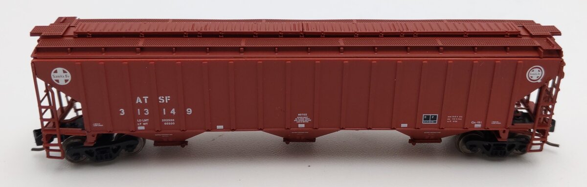 InterMountain 65361-21 N Scale Santa Fe Rib-Sided 3 Bay Hopper #313149 LN/Box