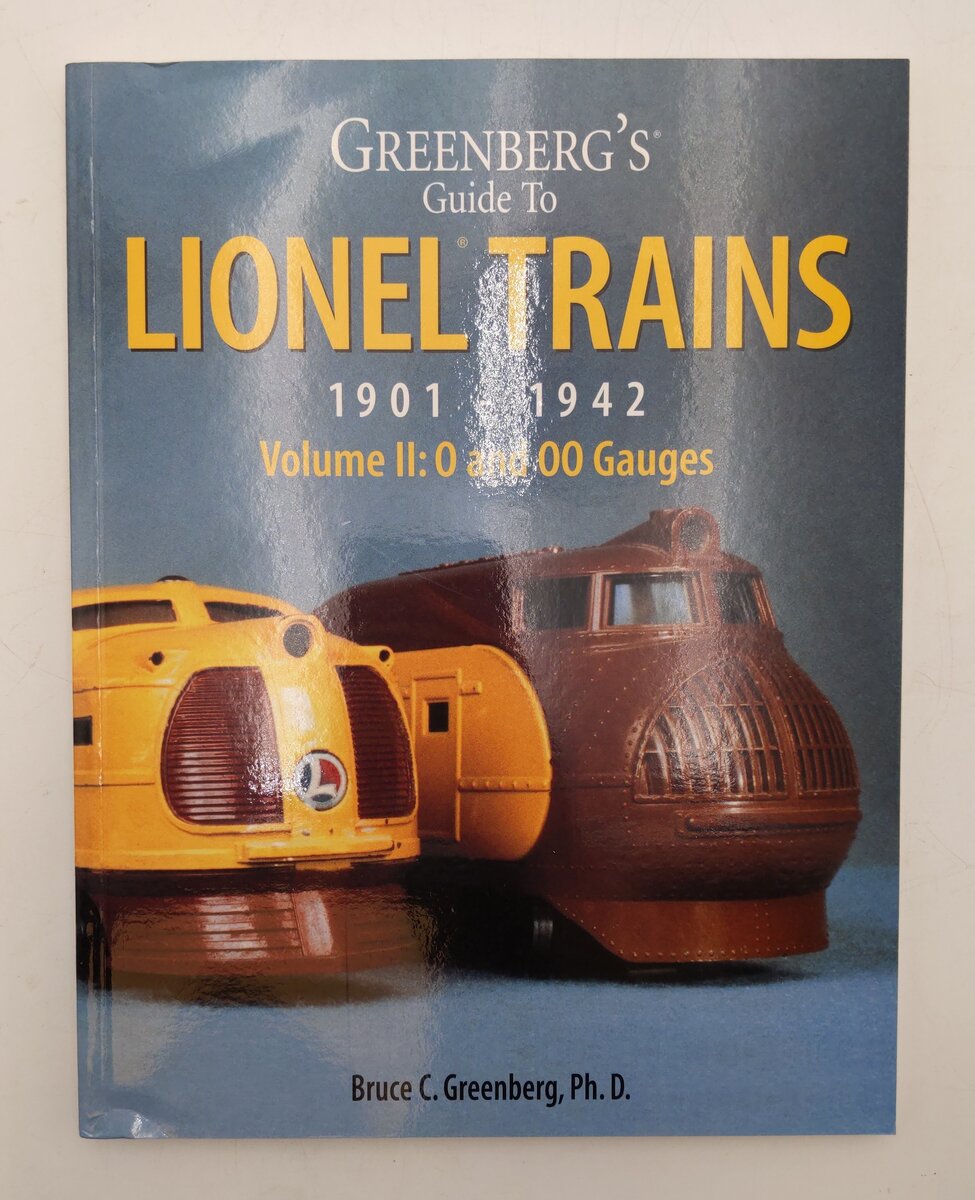Greenberg's Guide to Lionel Trains 1901-42 Vol.2 Paperback Bruce C Greenberg PhD EX
