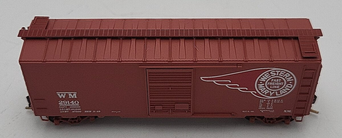 Micro-Trains 02000396 N Western Maryland 40' Standard Single Door Boxcar #29140 EX/Box
