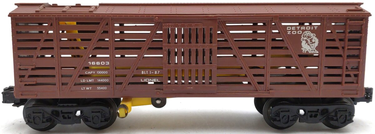 Lionel 6-16603 O Gauge Detroit Zoo Giraffe Operating Car EX