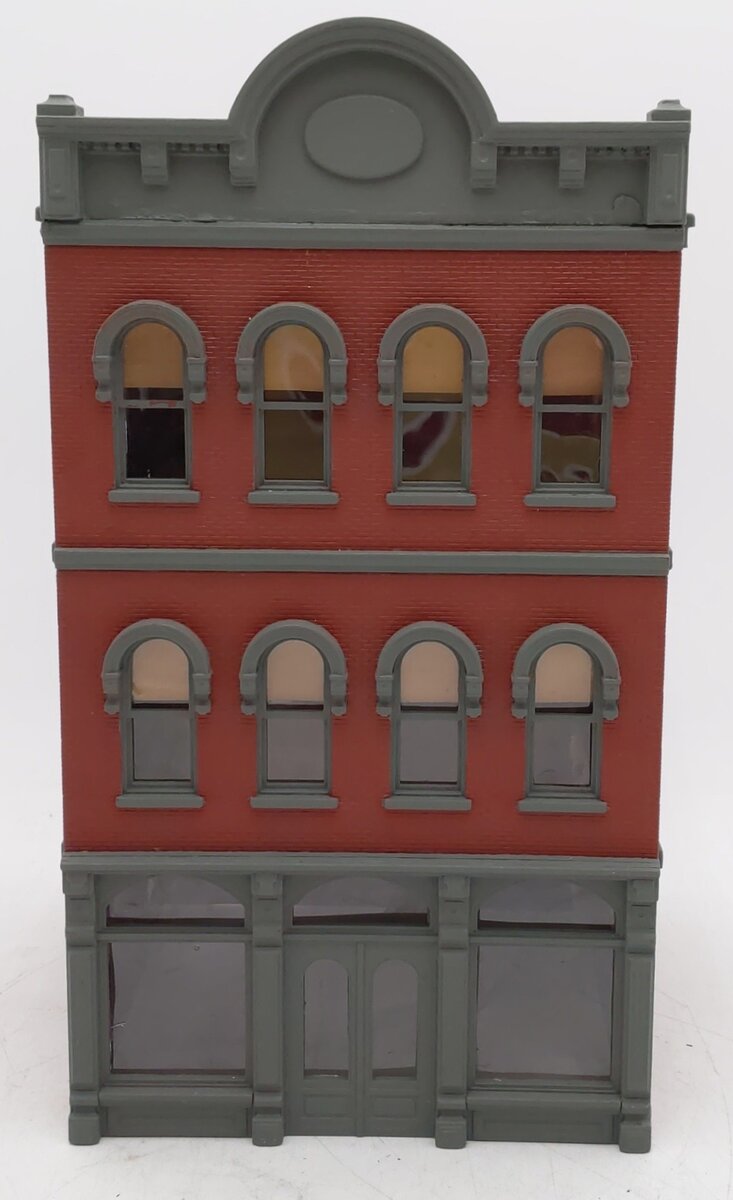O Gauge Custom Red Brick Building EX