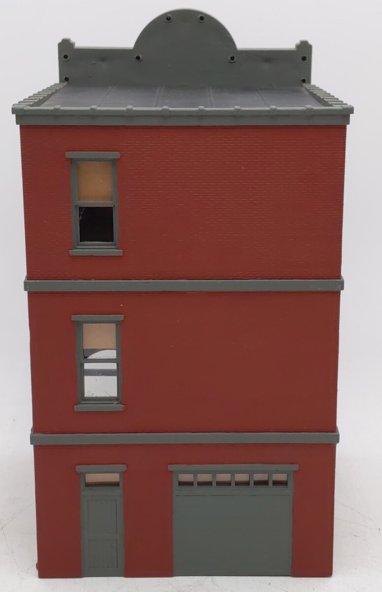 O Gauge Custom Red Brick Building EX