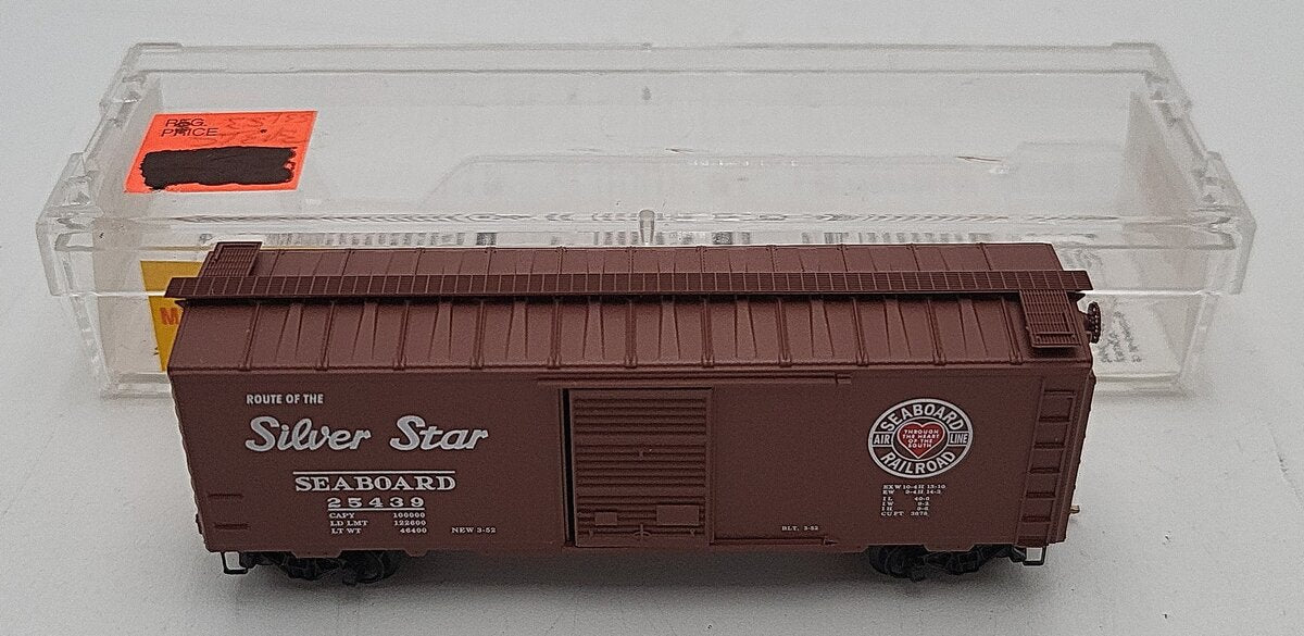 Micro-Trains 02000650 N Scale Seaboard Air Line 40' Single Door Boxcar #25439 EX/Box
