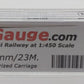T Gauge 049-C Motorized Carriage w/Custom Decals/Box