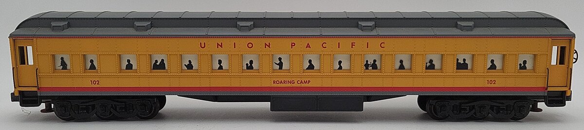 K-Line 102 O Union Pacific "Roaring Camp" Heavyweight Passenger Car #102 VG