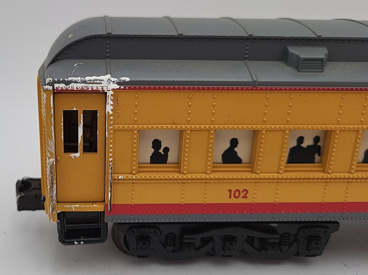 K-Line 102 O Union Pacific "Roaring Camp" Heavyweight Passenger Car #102 VG