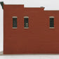 O Gauge Custom Undecorated Red Brick Building EX