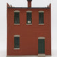 O Gauge Custom Undecorated Red Brick Building EX