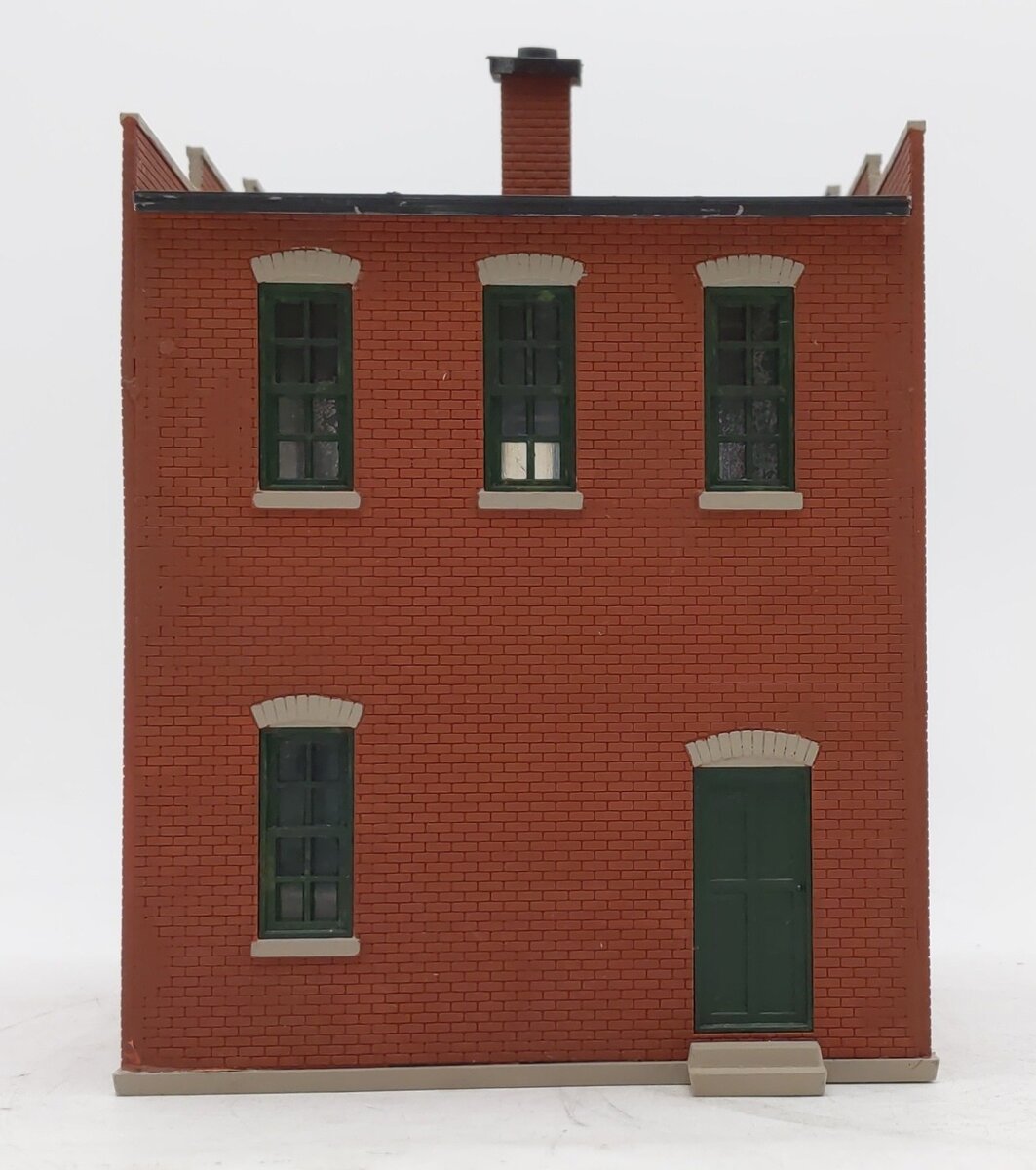O Gauge Custom Undecorated Red Brick Building EX