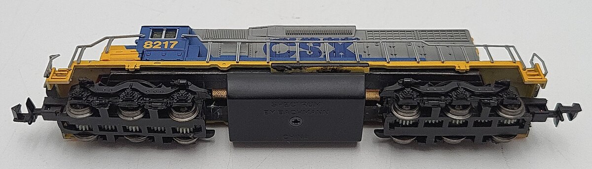 Bachmann 80061 N Scale CSX SD40-2 Powered Diesel Locomotive #8217 EX/Box