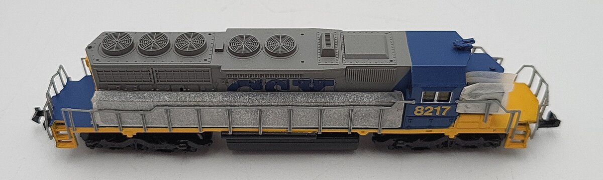 Bachmann 80061 N Scale CSX SD40-2 Powered Diesel Locomotive #8217 EX/Box