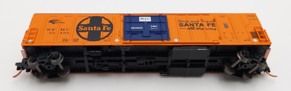 InterMountain 68824-02 N Scale Santa Fe Refrigerator Car #55496 LN/Box