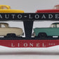 Lionel 6414 Vintage O Evans Autoloader with 4 Automobiles VG