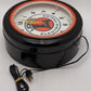 Lionel Electric Trains Authorized Black & Orange Neon Clock EX