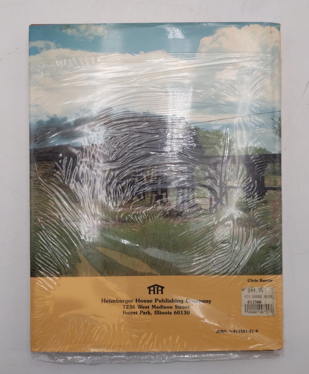 Rio Grande Memories Hardcover Book By John B. Norwood EX