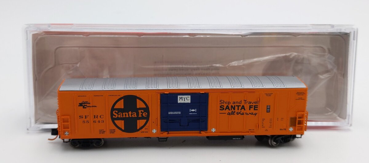 InterMountain 68824-05N Scale Santa Fe Mechanical Boxcar #55643 LN/Box